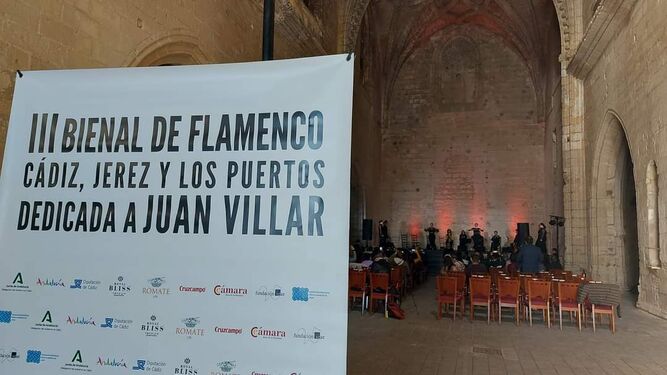 La III Bienal Flamenca se celebró el sábado en el Monasterio de la Victoria.