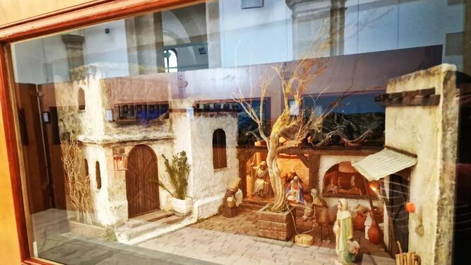 Uno de los dioramas de la 'Colección de Escenas de la Navidad', en el Hospitalito.