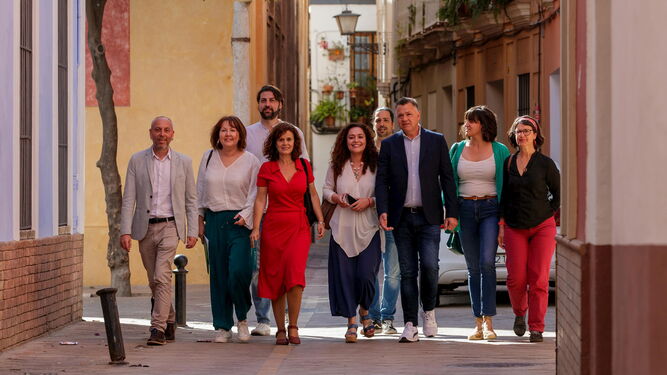 Presentación de la candidatura de Por Andalucía el 11 de mayo del año pasado en Sevilla.