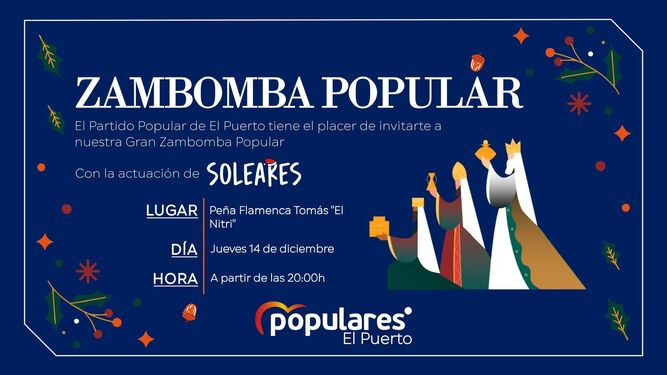 La Gran  Zambomba Popular será este jueves en la Peña El Nitri.