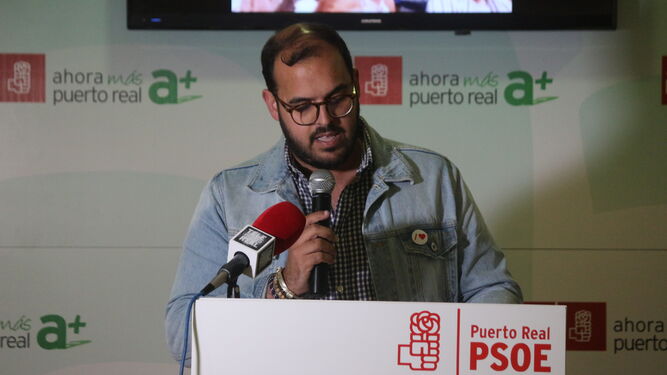 Carlos Salguero, portavoz del Grupo Municipal Socialista de Puerto Real