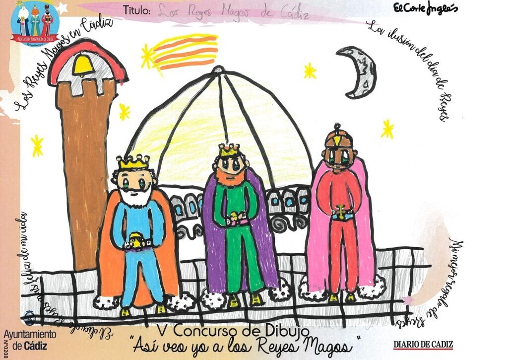 Los dibujos del concurso 'As&iacute; veo yo a los Reyes Magos'.