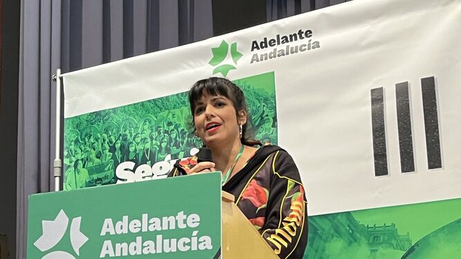 Teresa Rodríguez, líder de Adelante Andalucía.