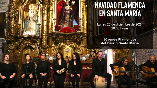 La foto promocional de la Navidad Flamenca en Santa María.