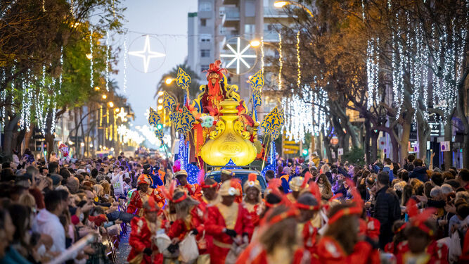 Cabalgata de Reyes Magos las pasadas navidades en Cádiz