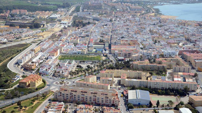 Vista aérea de la ciudad de Puerto Real