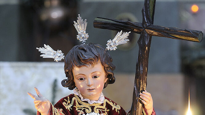 El Niño Jesús de la Pasión de la cofradía de Humildad y Paciencia de Cádiz.