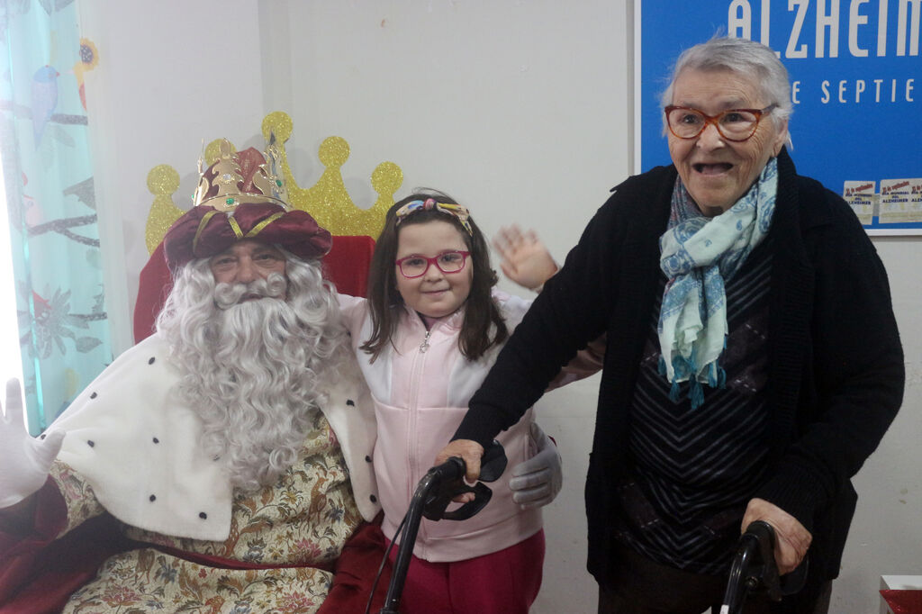 Visita de los Reyes al Centro de Alzheimer 'Las Canteras'