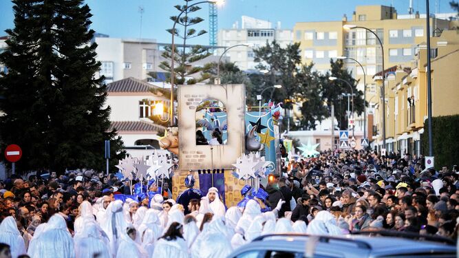 Una imagen de la Cabalgata de Reyes de San Fernando, el pasado viernes.
