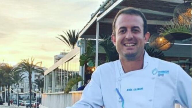 El chef Jesús Colorado, que mantendrá este martes 9 de enero un encuentro en la Escuela de Hostelería de Cádiz.