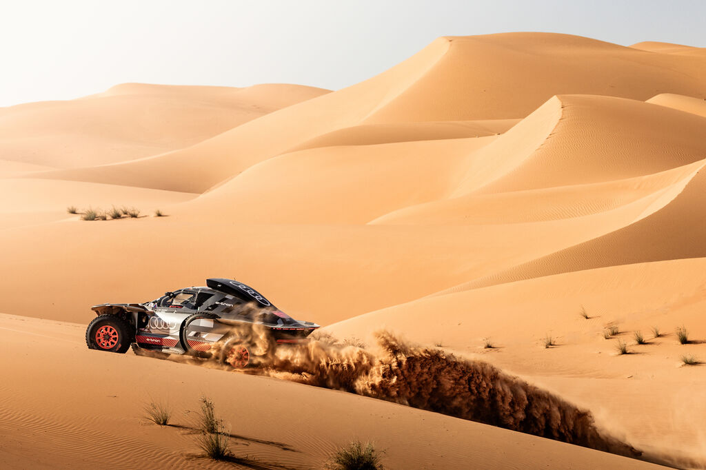 Las mejores fotos del Dakar por las dunas