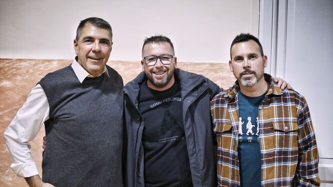 Mario Rodríguez, Marco Romero y Luis Rossi, autores de 'Los del Canal Sur'.