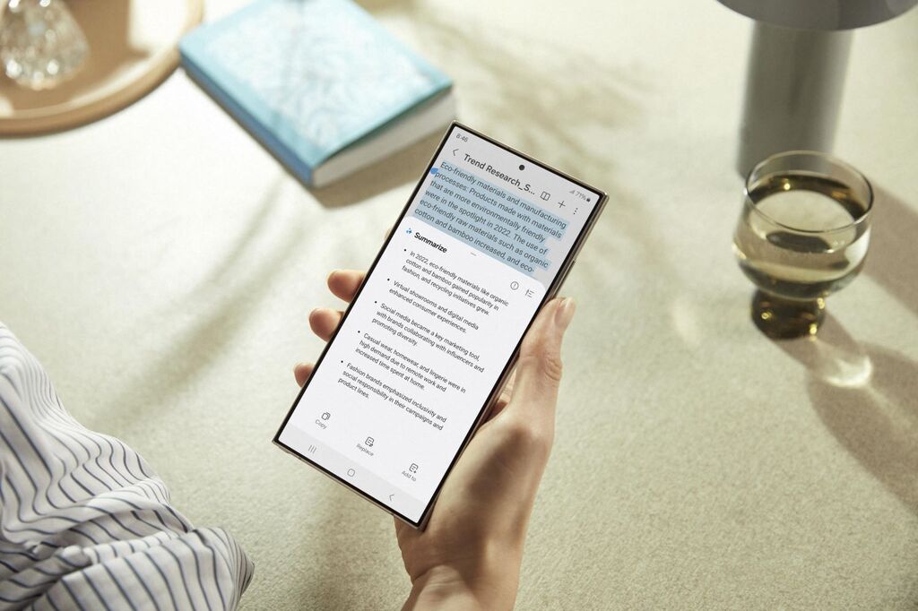 Samsung Galaxy S24 Ultra - Resumen inteligente