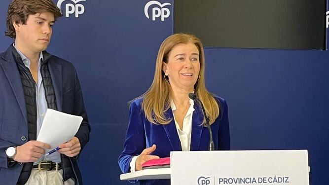La senadora Teresa Ruiz Sillero y el diputado nacional Miguel Sastre.