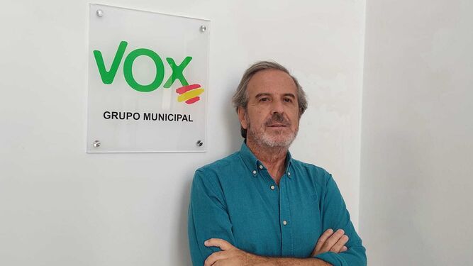 El portavoz del grupo municipal de Vox El Puerto, Fito Carreto.