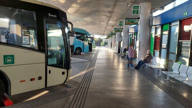 Una imagen de la estación de autobuses de Cádiz.