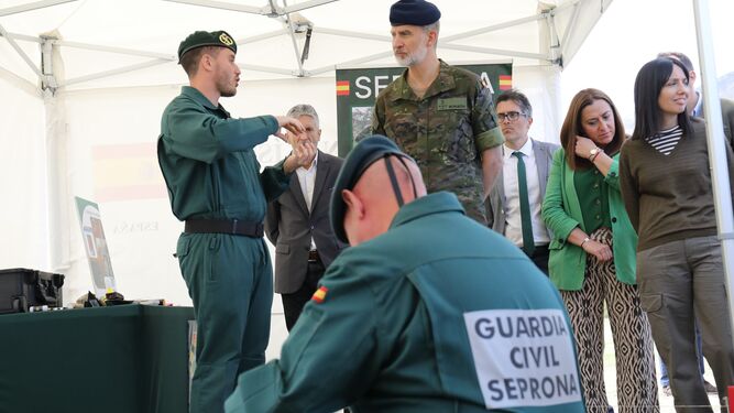 Felipe VI, en una imagen reciente en un acto con la Guardia Civil.