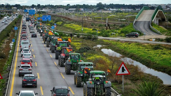 Imágenes de la última tractorada en Cádiz