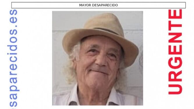 Salvador Sánchez Tisis, el hombre e 82 años que se busca desde el domingo.