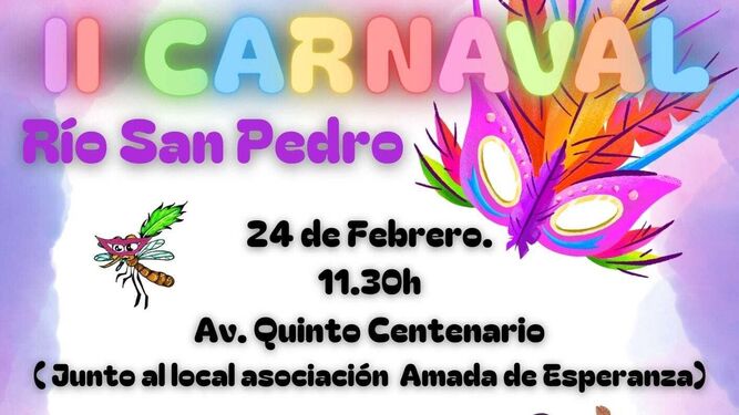 El Río San Pedro se prepara para vivir este sábado su propio Carnaval