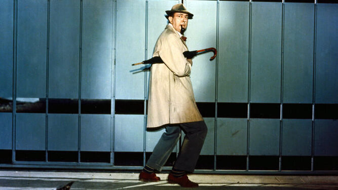 Jacques Tati, icono del cine francés, cuya imagen evoca la canción 'For me Formidable'