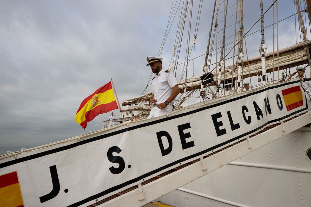 Armada: Las im&aacute;genes del 'Juan Sebasti&aacute;n de Elcano' en Santo Domingo