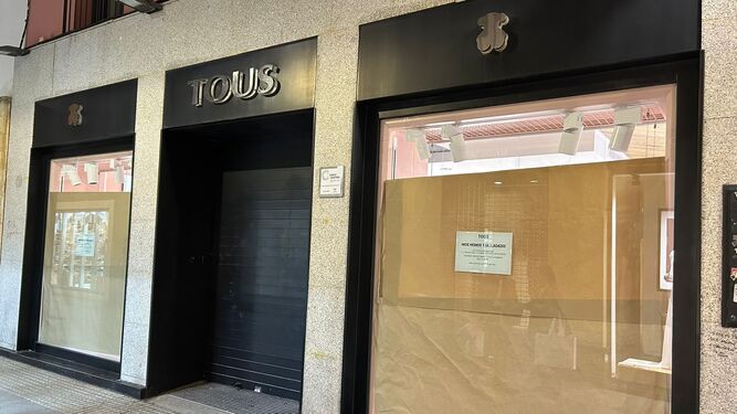 La tienda Tous, en la calle Columela de Cádiz.