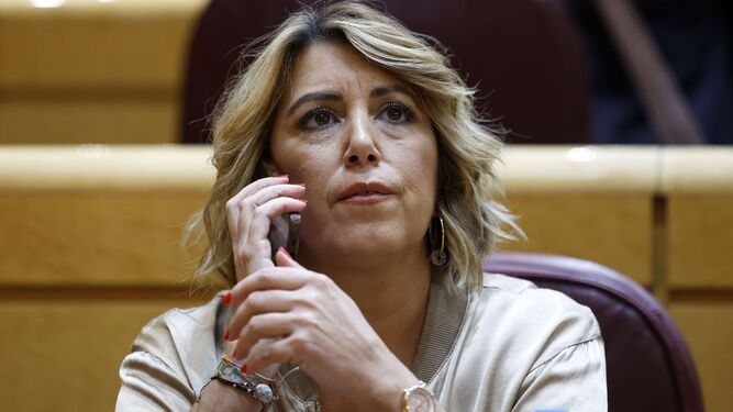 Susana Díaz, en el Senado.