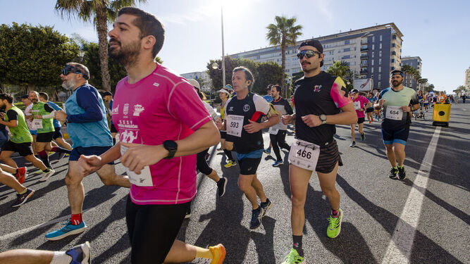 Imagen de la Media Maratón Bahía de Cádiz el pasado año