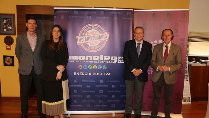 José María Román y Francisco Guerrero presentan las actividades previstas para la conmemoración del 40 aniversario de Moneleg