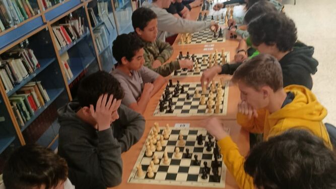 Torneo Intercentros de Ajedrez celebrado en el IES Botánico.