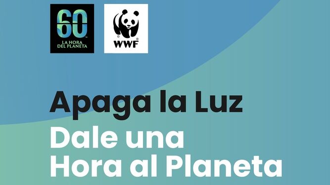 Cartel de la iniciativa 'La hora del Planeta' para combatir el cambio climático