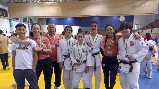 Éxito de los deportistas portuenses en el Campeonato de Andalucía de Judo.