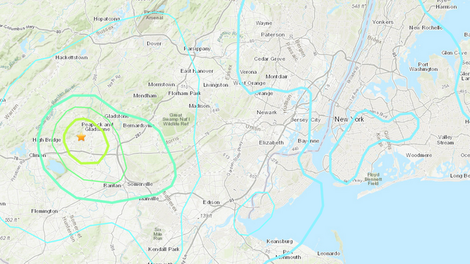 Un terremoto de 4,8 en Nueva Jersey se siente en toda la ciudad de Nueva York