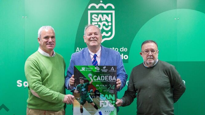 Presentación del Campeonato Andalucía de Balonmano Cadete que se celebrará en San Fernando.