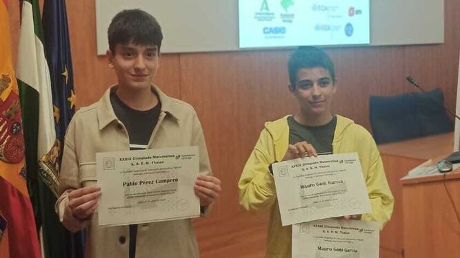 Los alumnos de Salesianos Cádiz  finalistas en las XXXIX Olimpiadas Matemáticas.