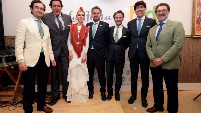 Carlos Jurado, Juan Fernández Melo, Manuela Villena, Joaquín Argudo, Pedro Guanche, Jesús Fernández y Enrique Ojeda.