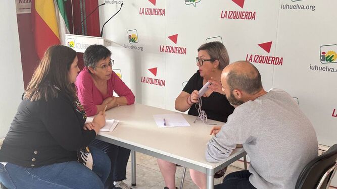 Reunión entre la Izquierda de Huelva y CCOO.