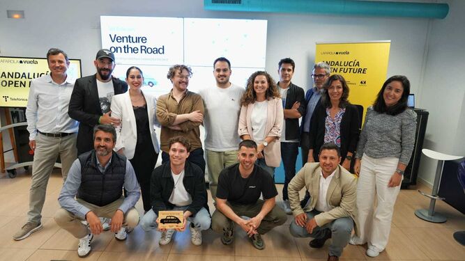 Los ganadores y particioantes de ‘Venture on the Road’ Málaga.
