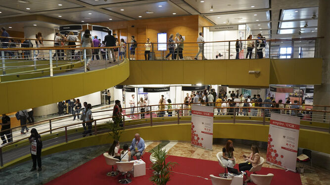 Imagen de la Feria Internacional de Empleo en Granada el pasado año.