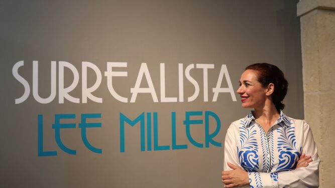 Anabel Veloso en la sede del Centro Andaluz de la Fotografía.
